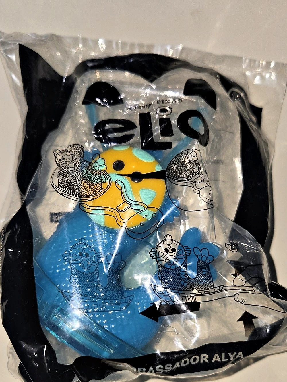 McDonald's Disney Pixar Elio Ambassador Alya Happy Meal Toy #7 Toy #7 Blue &
